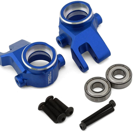 Treal Hobby Aluminum Steering Knuckles for Traxxas Sledge Blue (2) TLHTSLEDGE-02