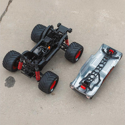 ARRMA Quake Grom 4x4 1/16 Scale RTR Brushed Monster Truck Red ARA2137T1