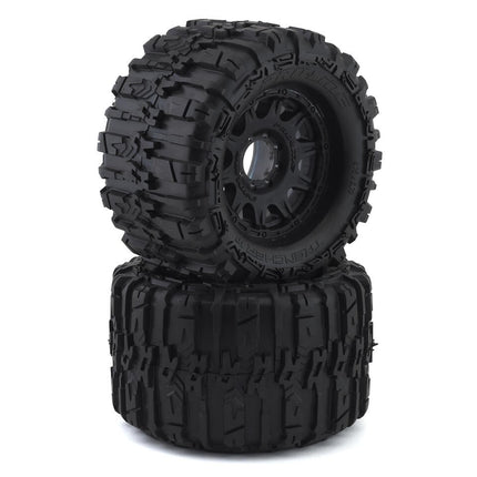 Pro-Line Trencher HP Belted 3.8" Pre-Mounted Truck Tires (Black) (M2)