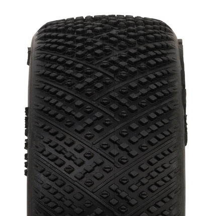 AKA Reverb 1/8 Buggy Pre-Mounted Tires (White) (Soft - Long Wear) w/EVO Wheels