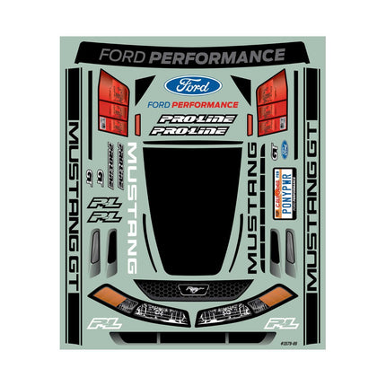 Pro-Line 1/10 1999 Ford Mustang Clear Body: Drag Car PRO357900