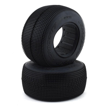 JConcepts 3128-02 Sprinter Short Course Dirt Oval Tires (2) (Green) JCO312802