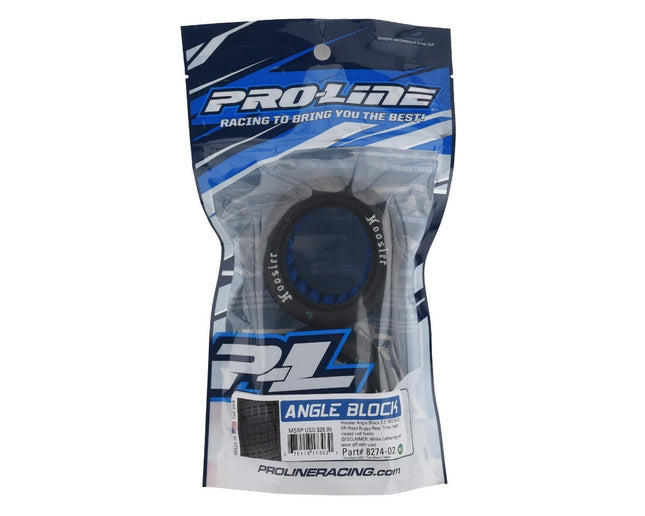 Pro-Line Hoosier Angle Block Dirt Oval 2.2" Rear Buggy Tires (2) PRO827402