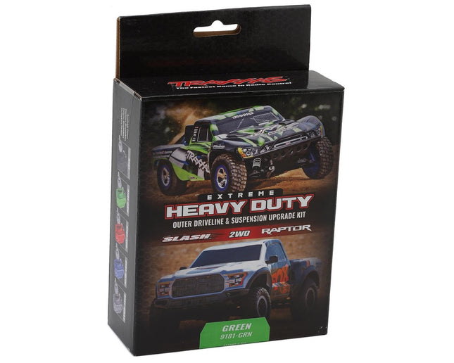 Traxxas Slash 2WD Extreme Heavy Duty Driveline & Suspension Upgrade Kit (Green)