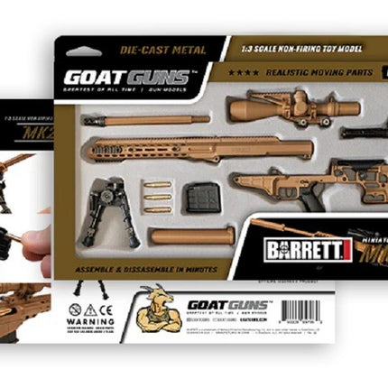 Goat Guns 1/4 Scale Die Cast Barrett MK22 Model, Tan