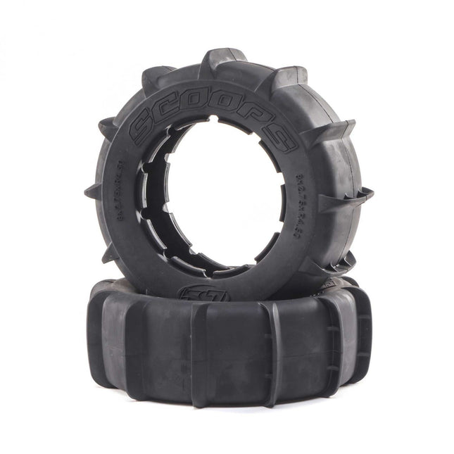 Losi Scoops Paddle Tires DBXL-E 2.0 LOS45034 New!!