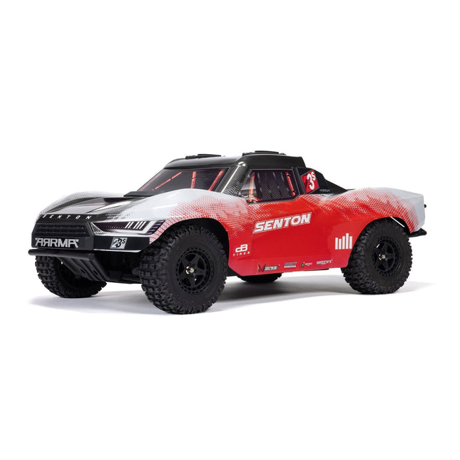 Arrma 1/10 SENTON 4X4 223S BLX Brushless Short Course Truck RTR With DSC, Red