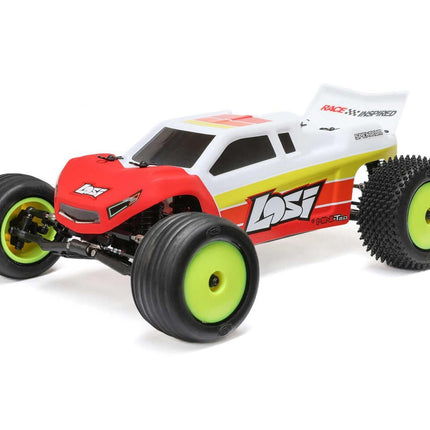 Losi Mini-T 2.0 V2 1/18 RTR 2WD Brushless Stadium Truck Red LOS1056T1