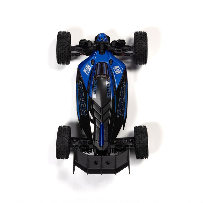 Arrma Typhon Grom 223S BLX 1/18 Brushless RTR 4WD Buggy Blue W/Battery/Charger