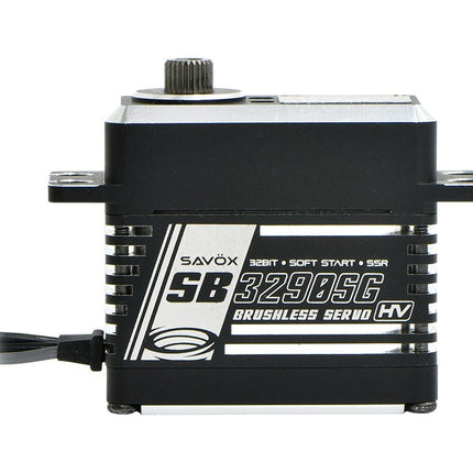 Savox High Torque, High Voltage Brushless Servo, Black SAVSB3290SG-BE