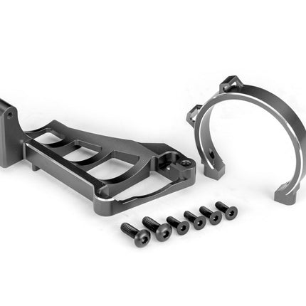 Traxxas Aluminum Front/Rear Motor Mounts For Maxx/Maxx Slash Gray TRA10262-GRAY