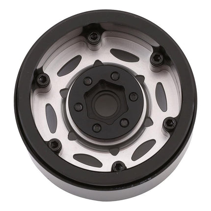 SSD RC SSD00244 1.9"" Champion Beadlock Wheels (Silver/Blue)