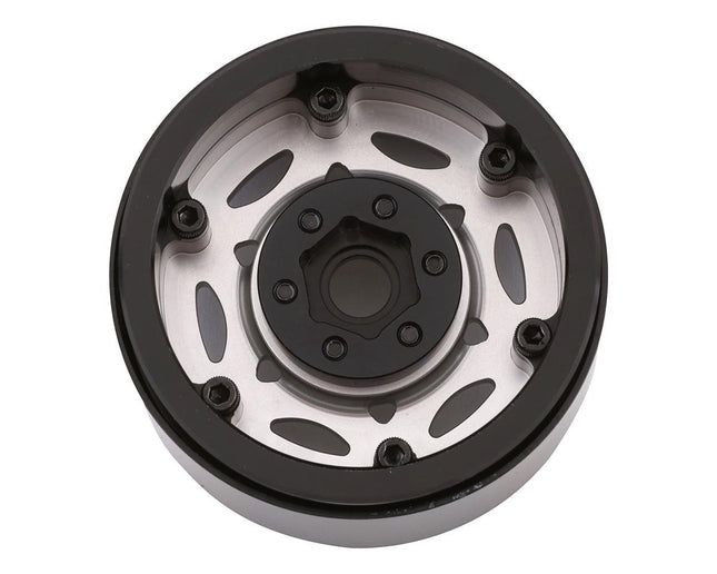 SSD RC SSD00244 1.9"" Champion Beadlock Wheels (Silver/Blue)