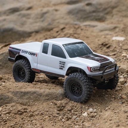 Axial SCX24 Base Camp 1/24 Scale Electric Brushed RTR White AXI1219T1