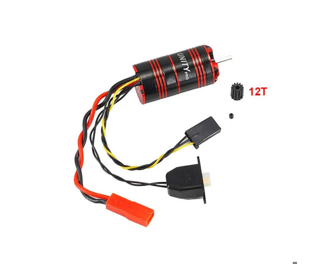 Furitek Unity Pro 3500KV 2in1 Micro FOC Brushless System RX for Redcat Ascent 18