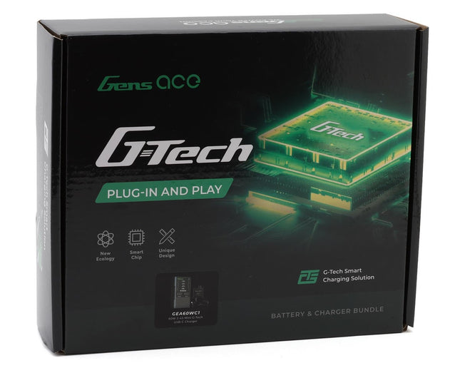 Gens Ace G-Tech Smart 3S Bundle w/3S 60C XT60 LiPo Battery 5000mAh & IMars Mini
