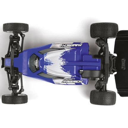 Maverick Microbe Flux 1/24 Brushless RTR 2WD Buggy (Blue) MVK150870