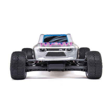 Losi Micro-T 1/28 RTR 2WD Stadium Truck Silver Battery/Charger Include LOS1392T2