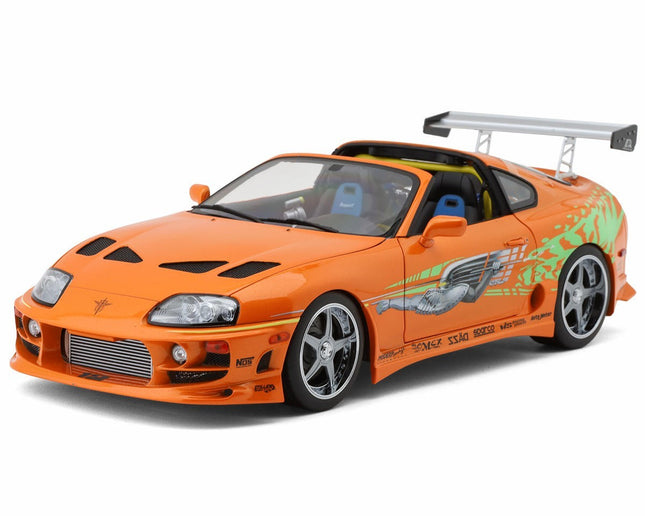 Kyosho 1/18 Fast & Furious Toyota Supra Diecast Miniature Model Car KYO08975FF
