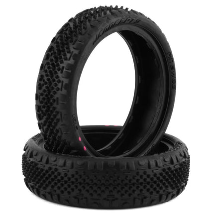 JConcepts Pin Swag Slim 2.2" 2WD Front Buggy Carpet Tires (2) (Pink) 3181-010
