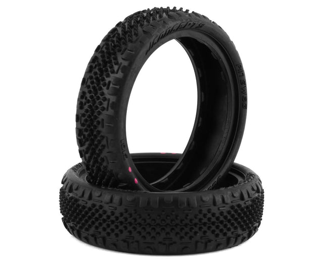 JConcepts Pin Swag Slim 2.2" 2WD Front Buggy Carpet Tires (2) (Pink) 3181-010