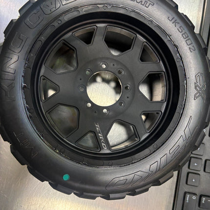 Ex-King Cobra 1/5 Monster Truck Medium Pre-Mounted Glued Tires X-Maxx