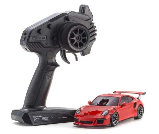 Kyosho Mini-Z RWD Porsche 911 GTR RS MR-04 Readyset, Lavaorange