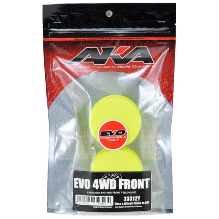 AKA Racing Evo Compatible Only 4WD Front Yellow 23312Y