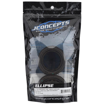 JConcepts 3196-02 Ellipse 2.2" Rear 1/10 Buggy Tires (2) (Green) JCO319602