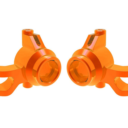 Traxxas Steering Blocks L/R Aluminum Orange Mini-Maxx TRA10734-ORNG
