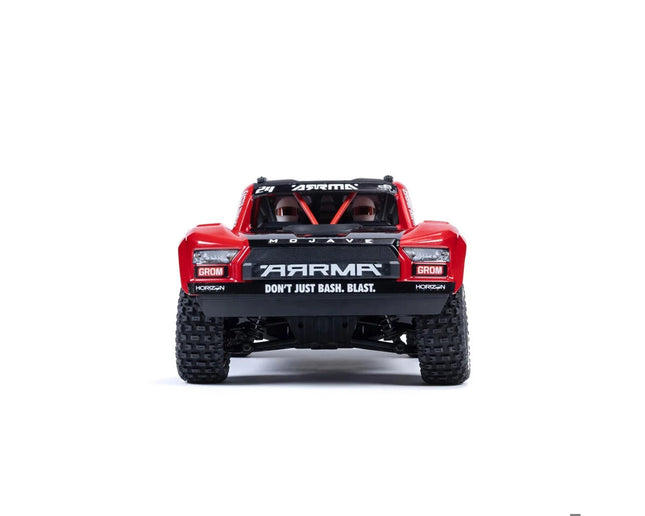 Arrma Mojave Grom MEGA 4WD 380 Brushed 1/18 Electric Desert Truck RTR Red/Black