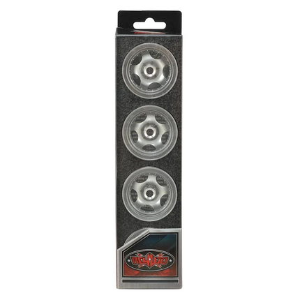 RC4WD Z-W0228 Breaker 1.9" Aluminum Beadlock Wheels Silver