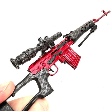 Goat Guns 1:4 Diecast Metal Special Edition Red Team SVD Sniper Rifle Model