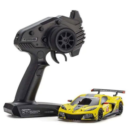 Kyosho MINI-Z RWD Series Ready Set Chevrolet Corvette C8.R Yellow KYO32342Y