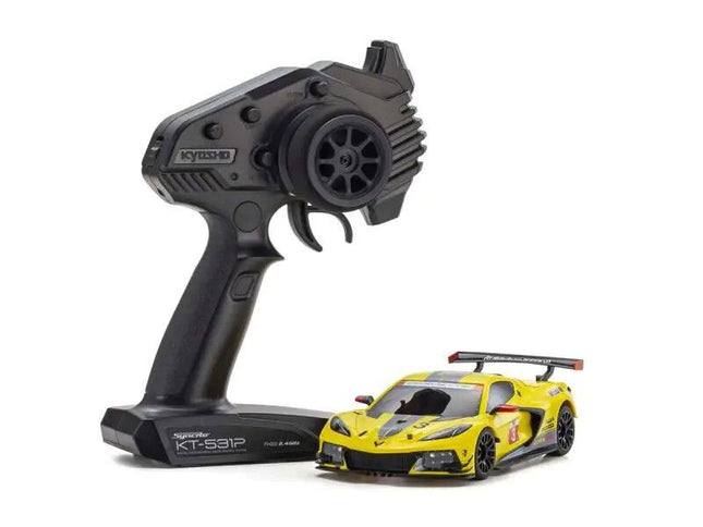 Kyosho MINI-Z RWD Series Ready Set Chevrolet Corvette C8.R Yellow KYO32342Y