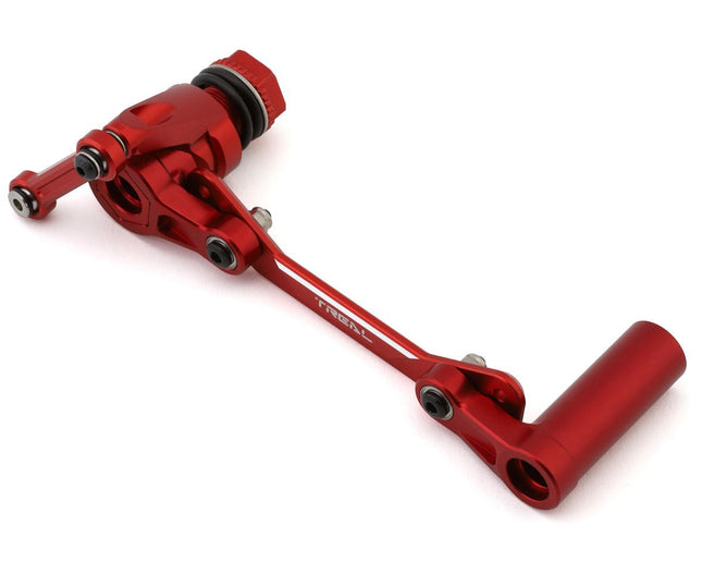 Treal Hobby Aluminum Servo Saver Steering Bellcrank Set Traxxas Sledge (Red)