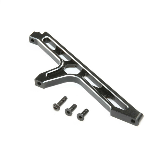 Chassis Brace Front  Aluminum Black: DBXL-E 2.0 LOS351016 New!!