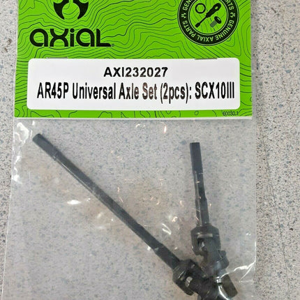Axial SCX10 III AR45P Universal Axle Set AXI232027 Brand New!!