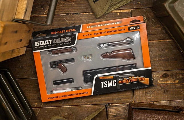 Goat Guns 1/3 Scale Die Cast TSMG Model Black Thompson Submachine Gun