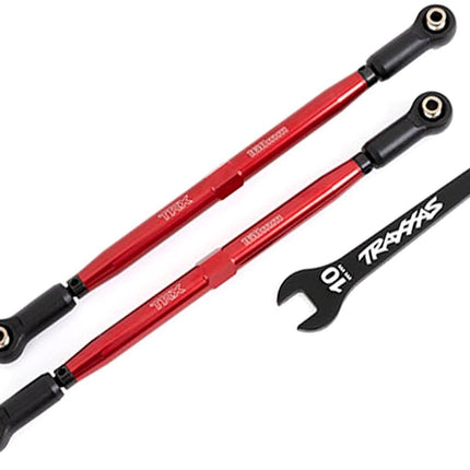 Traxxas X-Maxx WideMaxx or XRT Aluminum Front Toe Links Red TRA7897R