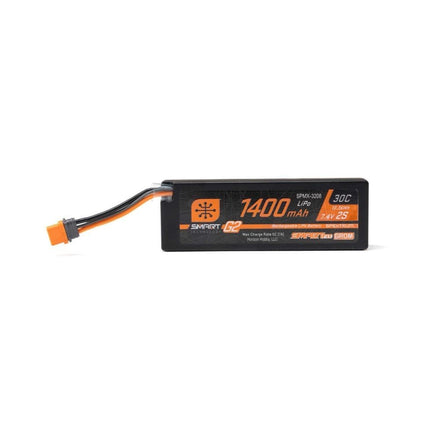 Spektrum RC 2S Smart G2 30C SmartFit LiPo Battery Pack (7.4V/1400mAh) w/IC2