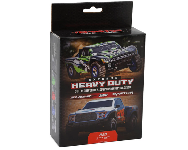 Traxxas Slash 2WD Extreme Heavy Duty Driveline & Suspension Upgrade Kit (Red)