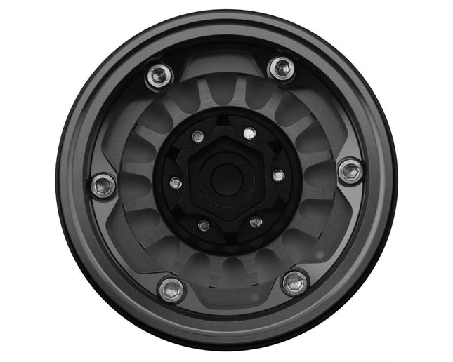 Treal Hobby Type N 1.9" Multi-Spoke Beadlock Wheels (Gray)