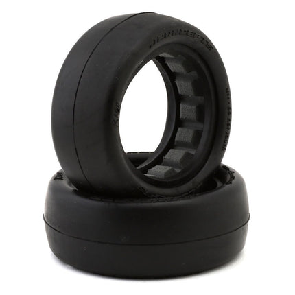 JConcepts Silent Rage 2.2" 2WD Front Buggy Dirt Oval Tires (2)  Silver JCO409406