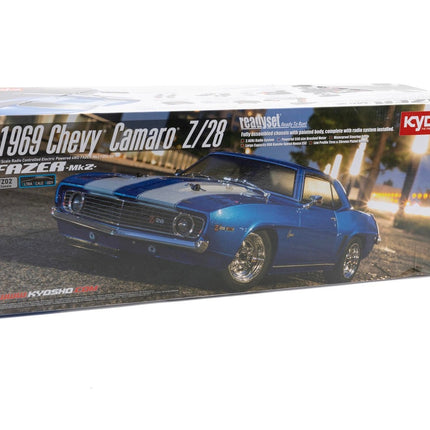 Kyosho Fazer Mk2 FZ02 1969 Chevy Camaro Z/28 ReadySet (Le Mans Blue) KYO34418T1C