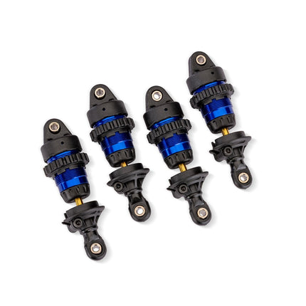 Traxxas 10865-BLUE Aluminum Mini GTR Short Shocks (4) MINI SLASH/Rally