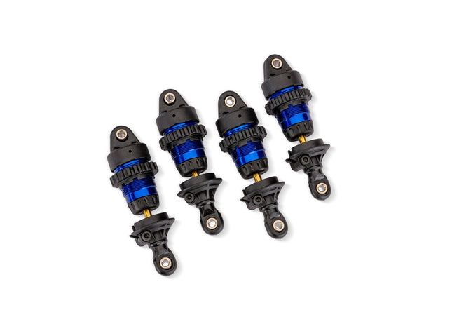 Traxxas 10865-BLUE Aluminum Mini GTR Short Shocks (4) MINI SLASH/Rally