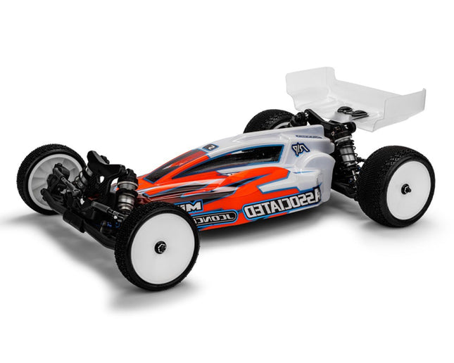 JConcepts Associated RC10B7/B7D "Dragonator" 1/10 Buggy Body w/Rear Wings Clear