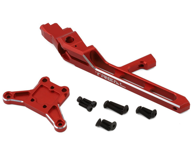 Treal Hobby X003FVSZG3 Aluminum Front Chassis Brace Set Traxxas Sledge (Red)