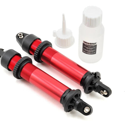 Traxxas 7761R X-Maxx GTX Assembled Shocks (Red) (2) TRA7761R